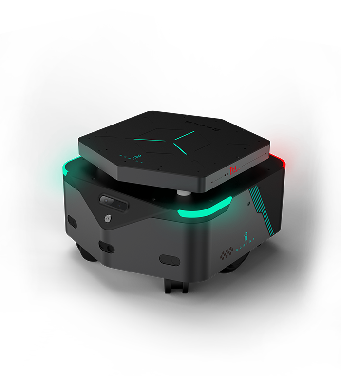 通过在底盘上加装不同功能模块,可以实现机器人的快速开发,应用于生产